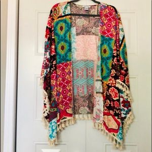 Grace & Lace Maya patchwork kimono